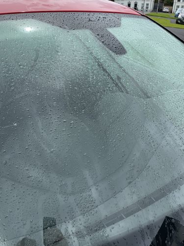 Customer photo review of AM Rain - Window Rain Repellent - 250ml