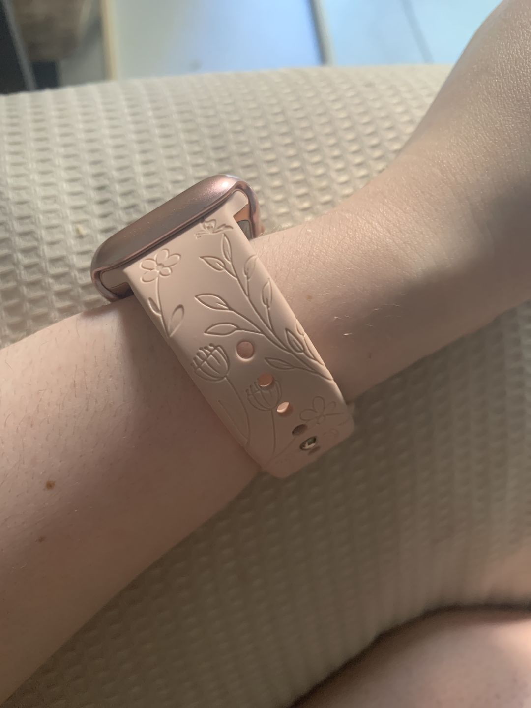 Customer photo review of Ione Silicone Band (6 Colours)