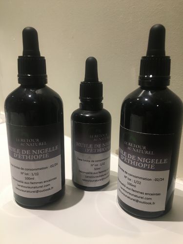 Customer photo review of Pack 3 huiles de nigelle 100ml x2 + 50ml x1 (Offre valable jusqu’à dimanche 8 mai 2022 à minuit)