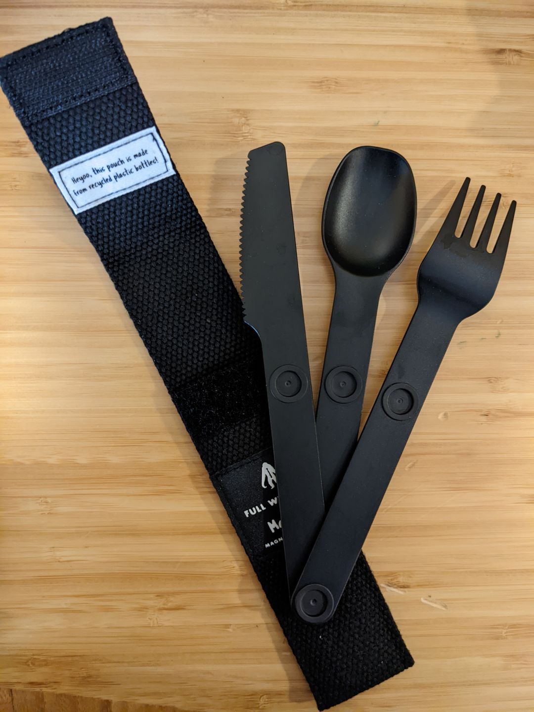 Customer photo review of Magware - Magnetic Flatware Single Set