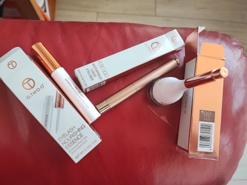 Customer photo review of O.TWO.O DYEING EYEBROW CREAM