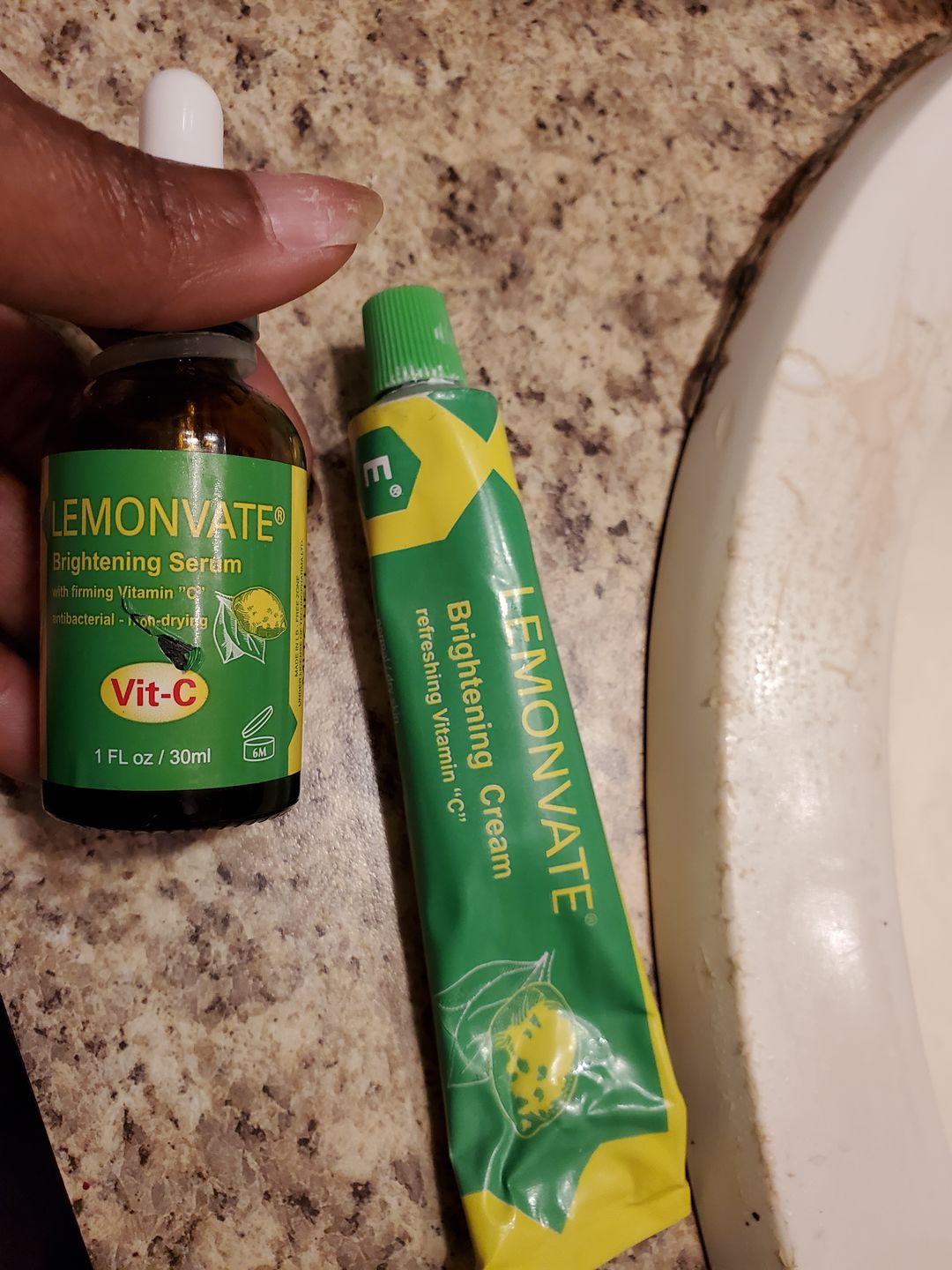 Customer photo review of Lemonvate Brightening Cream 50 gr