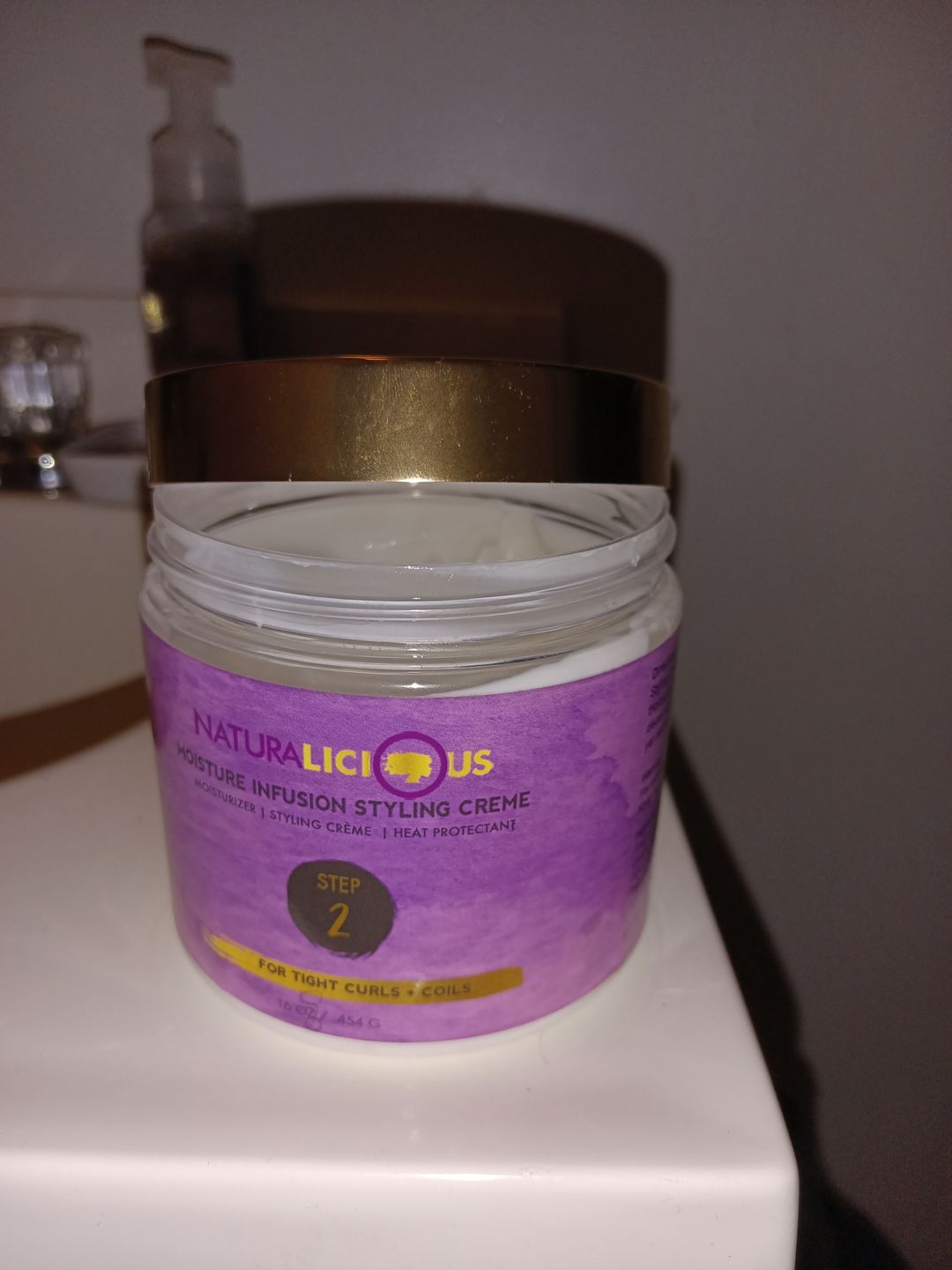 Customer photo review of Step 2: Moisture Infusion Styling Creme (For Tight Curls)
