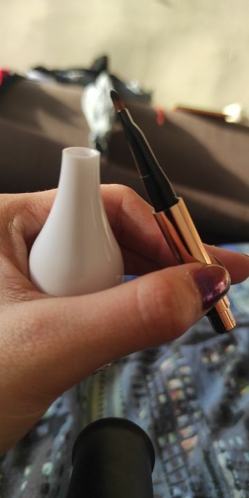 Customer photo review of O.TWO.O DYEING EYEBROW CREAM
