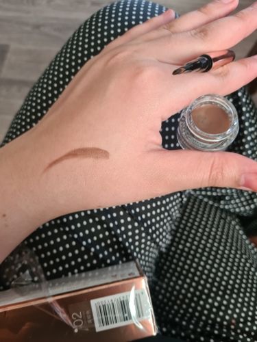 Customer photo review of O.TWO.O DYEING EYEBROW CREAM