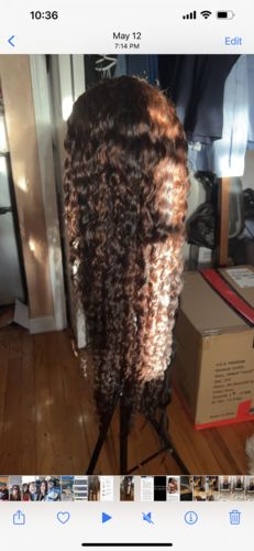 Customer photo review of Brooklyn Hair 9A Peruvian Loose Deep Wave Bundle Hair
