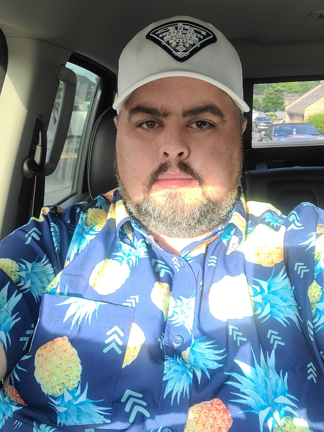 Customer photo review of 21 Pineapples Signature Button Up Shirt