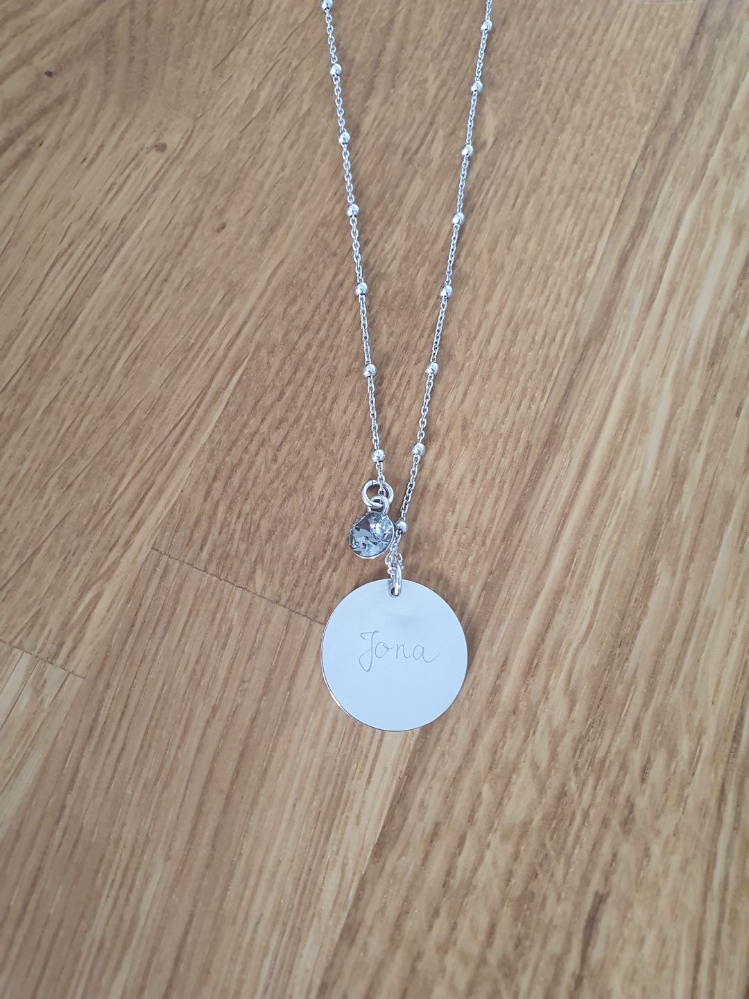 Customer photo review of Halskette mit Geburtsstein