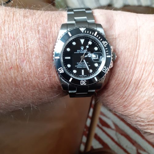 Customer photo review of Replica Rolex Submariner - Silver/Black