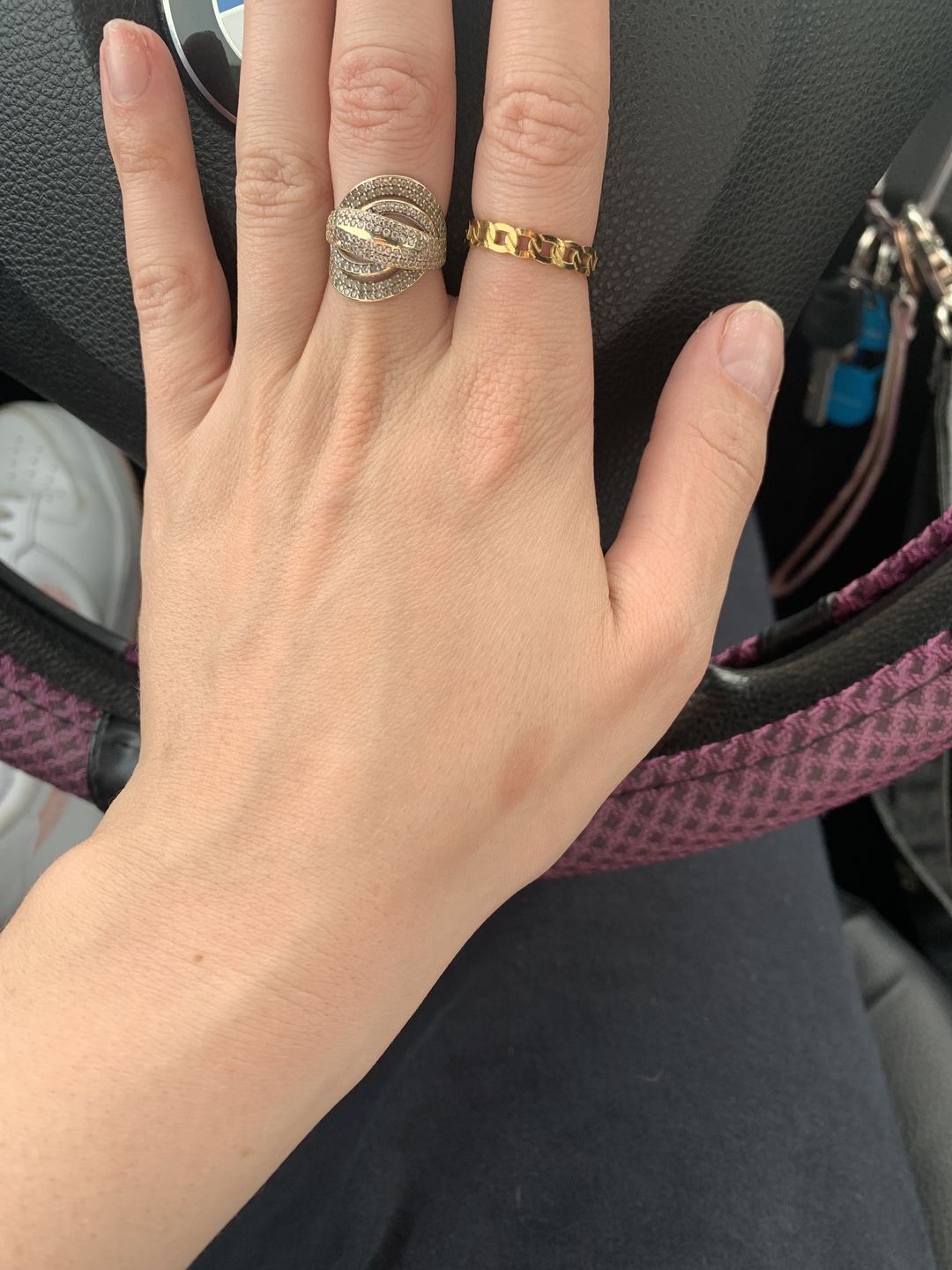 Customer photo review of Chain Ring | 18K vergoldet