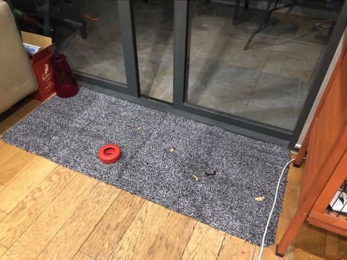Customer photo review of Mosható és csúszásgátló szennyfogó szőnyeg mikroszálas lábtörlő kivitelben