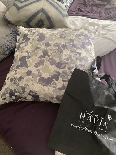 Customer photo review of Down Feather Pillow Insert