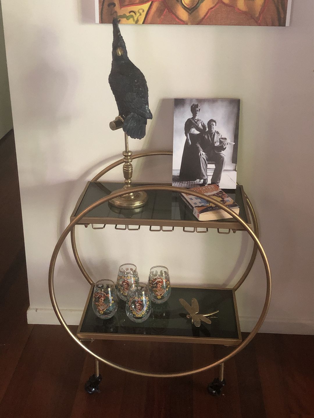 Customer photo review of Glass Tumbler Mexican Folklore
