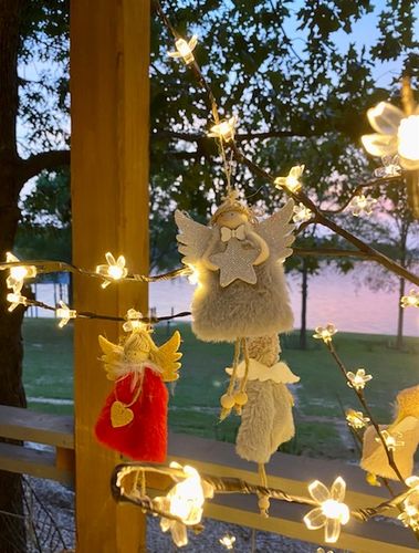 Customer photo review of Handcrafted Personalized Christmas Guardian Angels – Meaningful Holiday Gift of Love & Protection