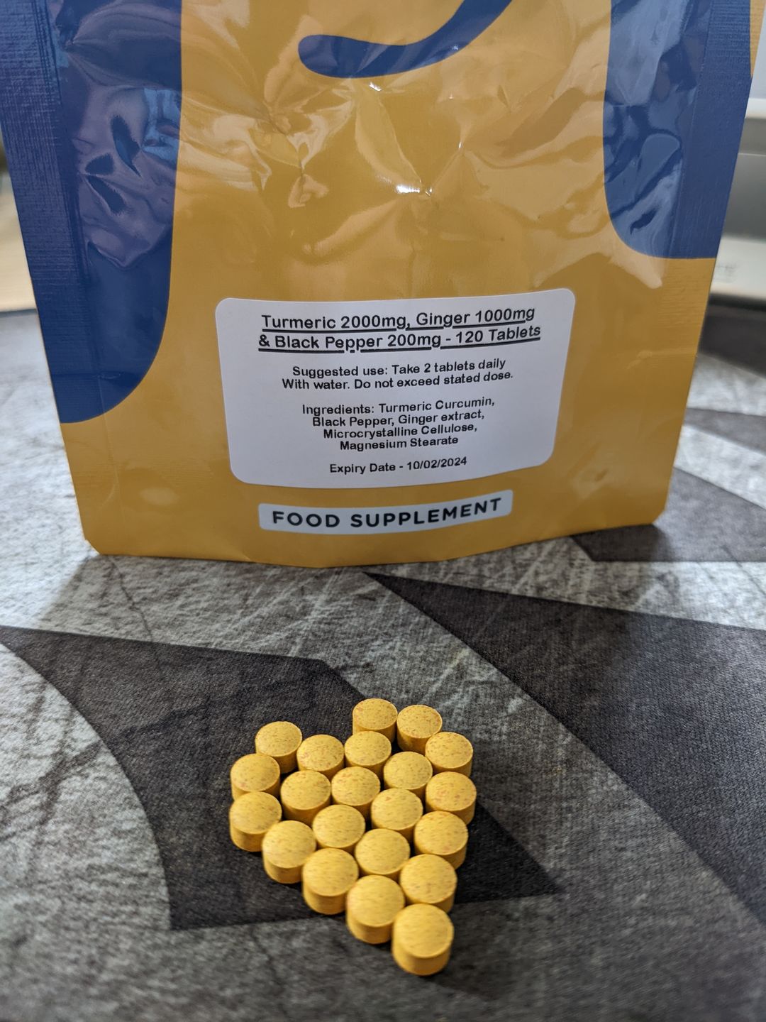 Customer photo review of Turmeric, Black Pepper & Ginger