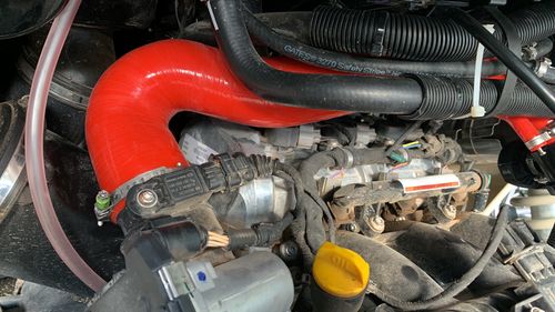 Customer photo review of RPM-SxS Can Am Maverick X3 Full Silicone Charge Tubes Kit R & RR