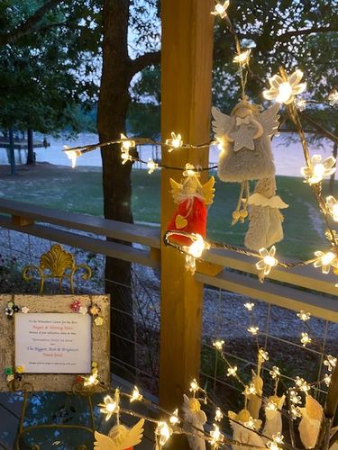 Customer photo review of Handmade Guardian Angel Ornaments and Angel Tree Toppers