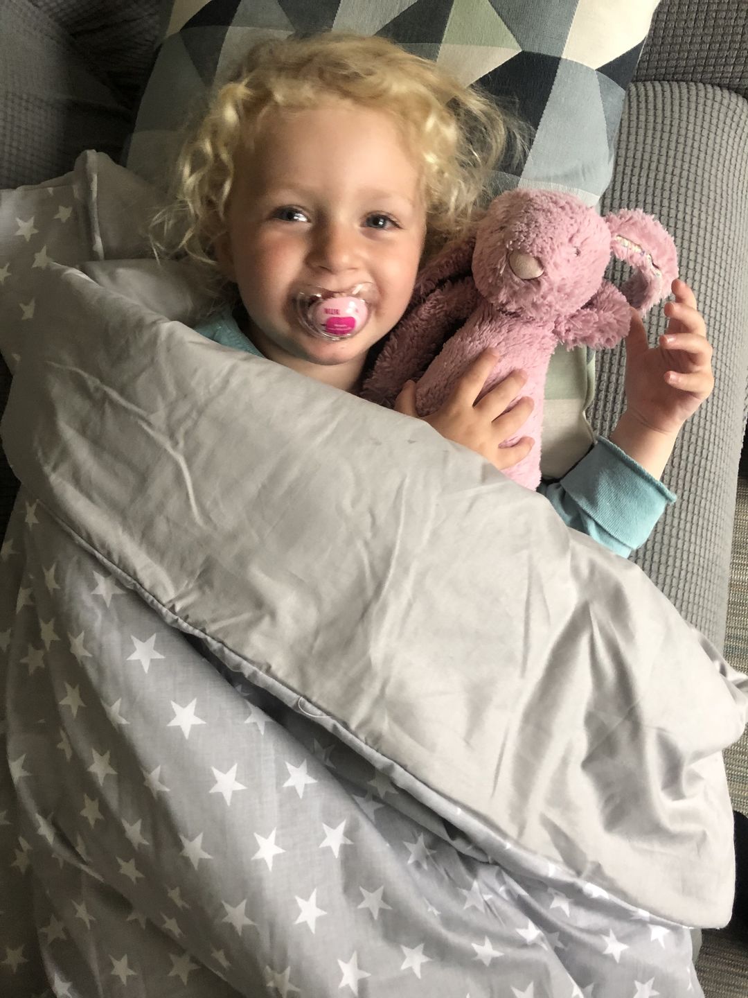 Customer photo review of Balance Kids - Premium verzwaringsdeken voor kinderen