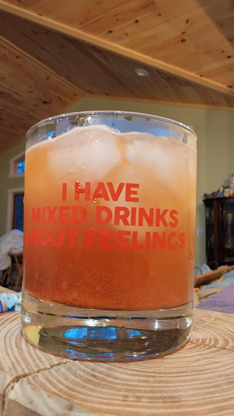 Customer photo review of "Mixed Drinks" Cocktail Glass