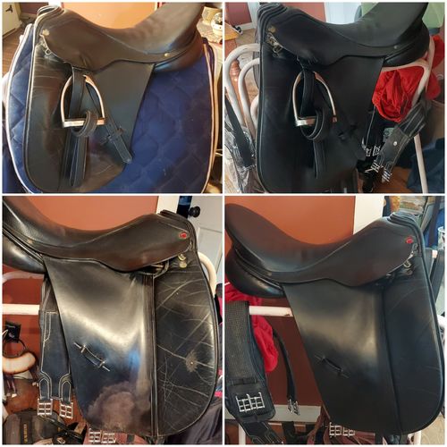 Customer photo review of Clyde’s Leather Recoloring Balm