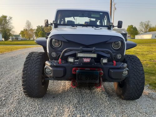 Customer photo review of Hawke Grille - Matte Black for 07-18 Jeep Wrangler JK