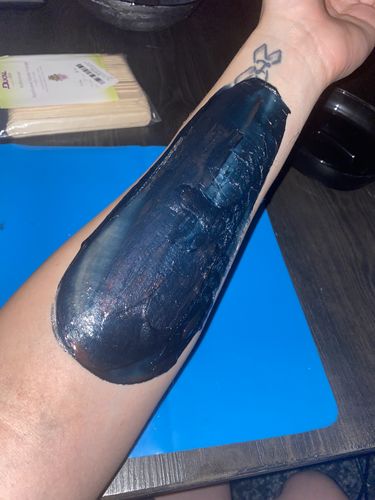 Customer photo review of Signature Series Hair Removal Wax