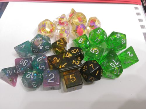 Customer photo review of Mystery Dice
