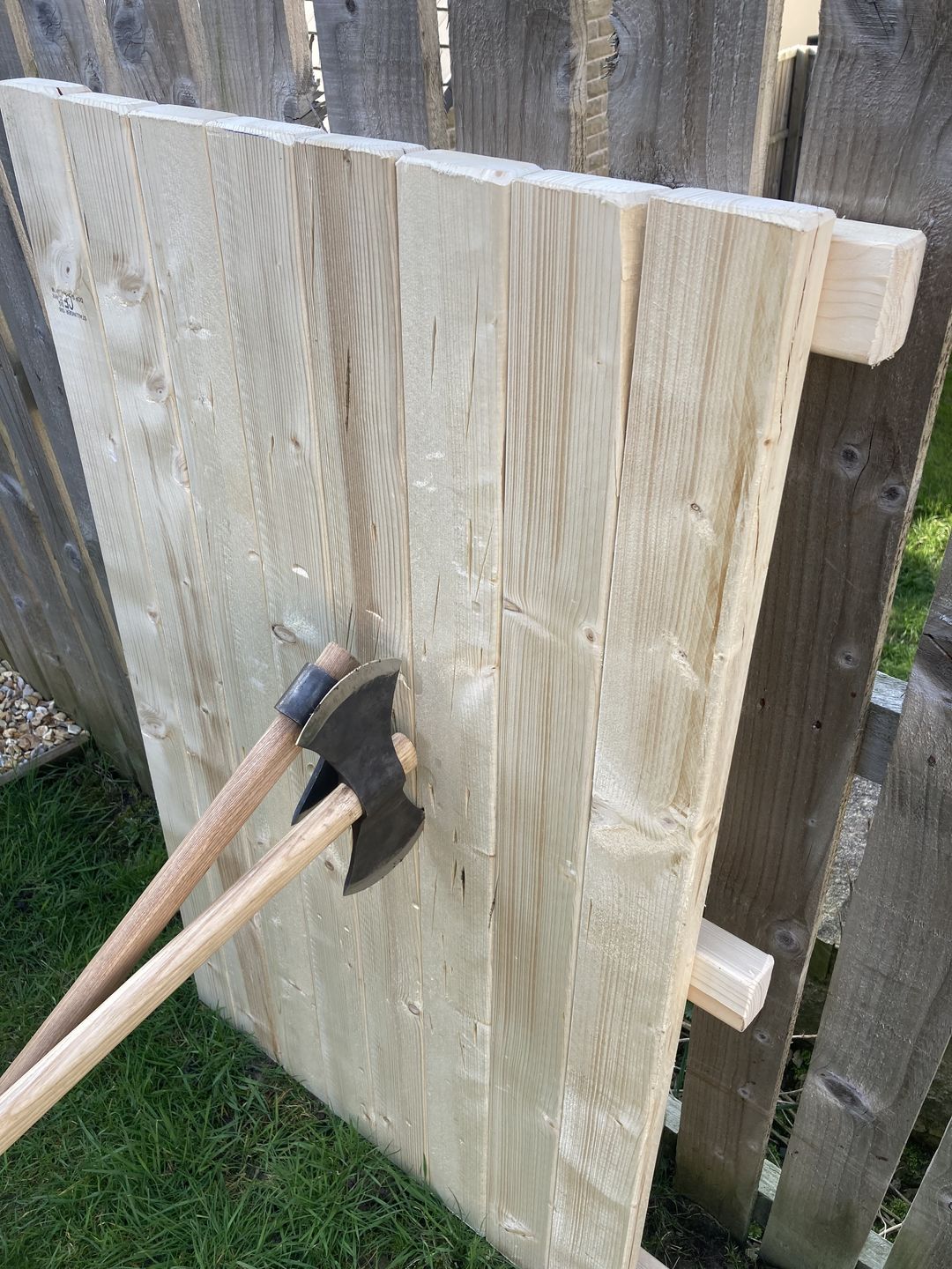 Customer photo review of Double Bit Thrower - Raven Forge
