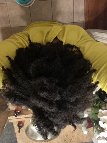 Customer photo review of Fro Butter With Black Seed Oil | For Dry Skin & Dry Hair