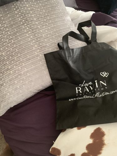 Customer photo review of Blue and Grey Splotch