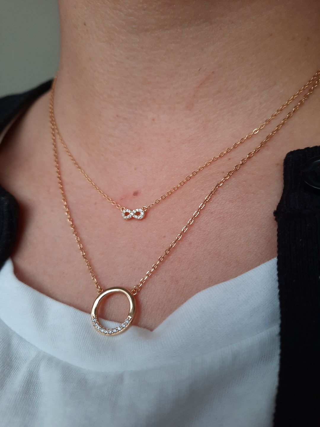 Customer photo review of COLLAR LEA BAÑADO EN ORO