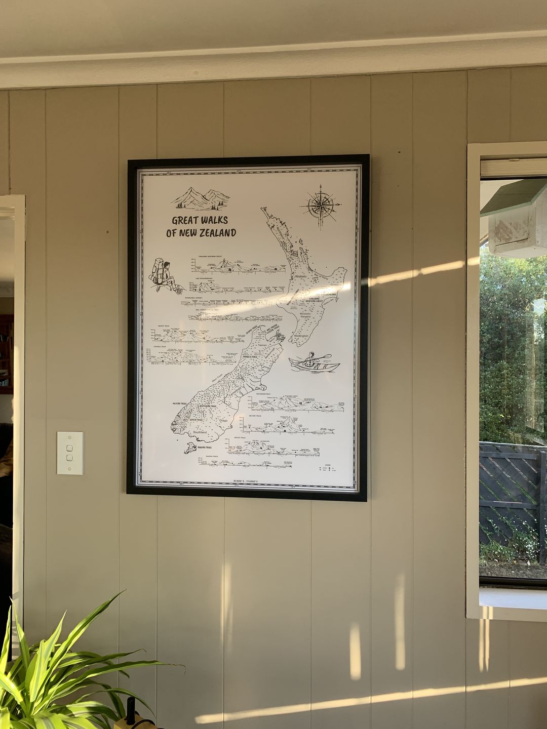 Customer photo review of Great Walks Of New Zealand Poster