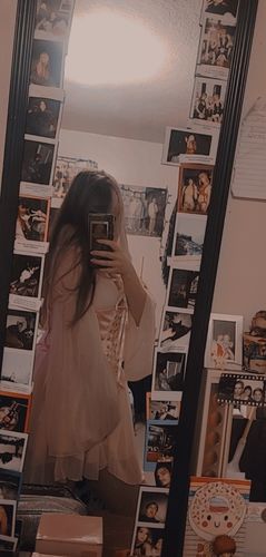 Customer photo review of Feya Corset Chiffon Dress Set