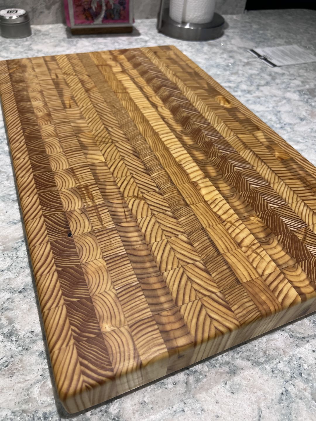 Customer photo review of Larchwood Cutting Board