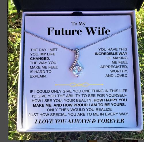 Customer photo review of To My Future Wife - Beautiful Gift Set - SS162