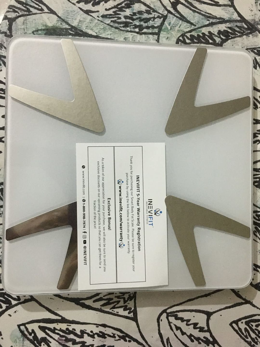 Customer photo review of INEVIFIT | Smart Body Fat Scale