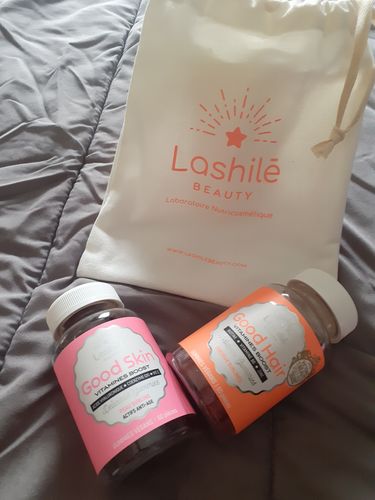 Customer photo review of Sac coton naturel Lashilé Beauty