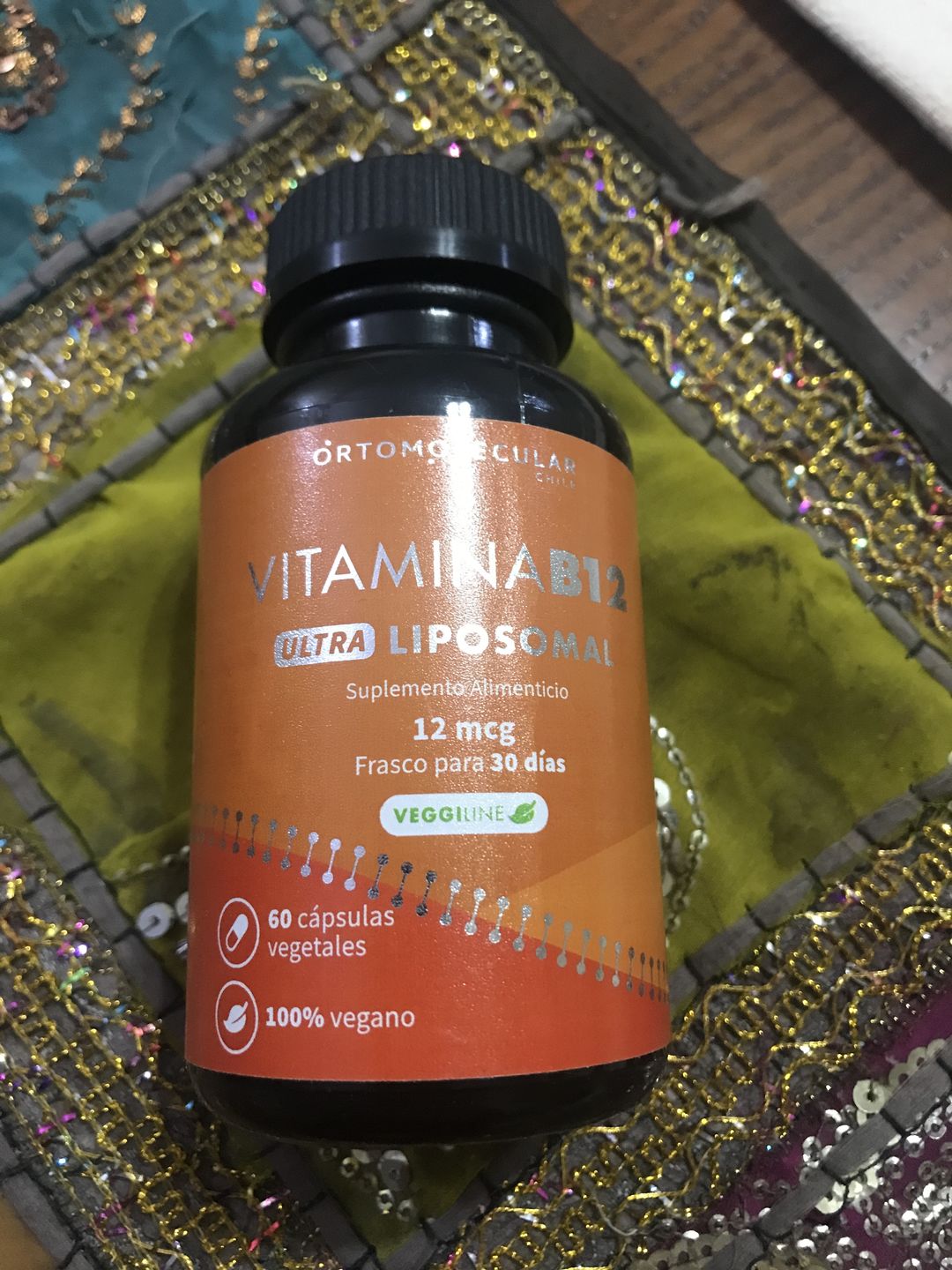 Customer photo review of Vitamina B12 Liposomal 12 mcg-60 cáps