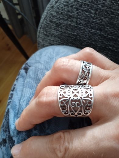 Customer photo review of Karma - Bague Argent