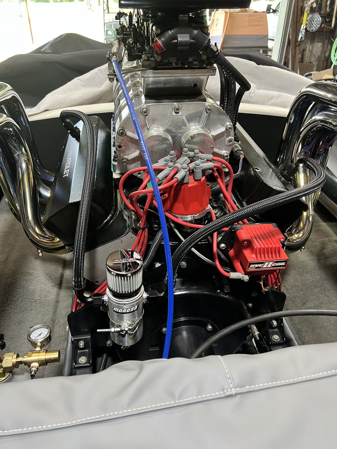 Customer photo review of SBC 10AN Valve Cover Adapter Fittings for Push-In Grommet (Pair) 34-00031
