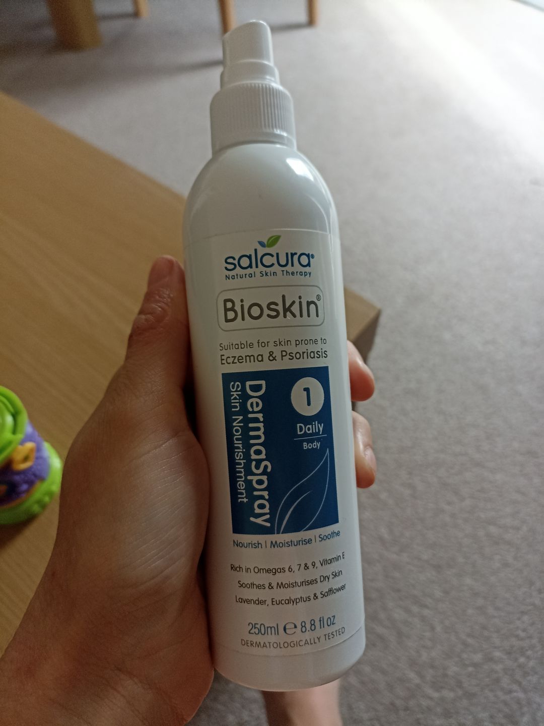 Customer photo review of Bioskin DermaSpray Intensive