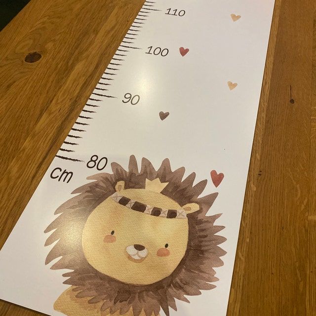 Customer photo review of Personalisierte Aluverbund / Holz Messlatte Boho