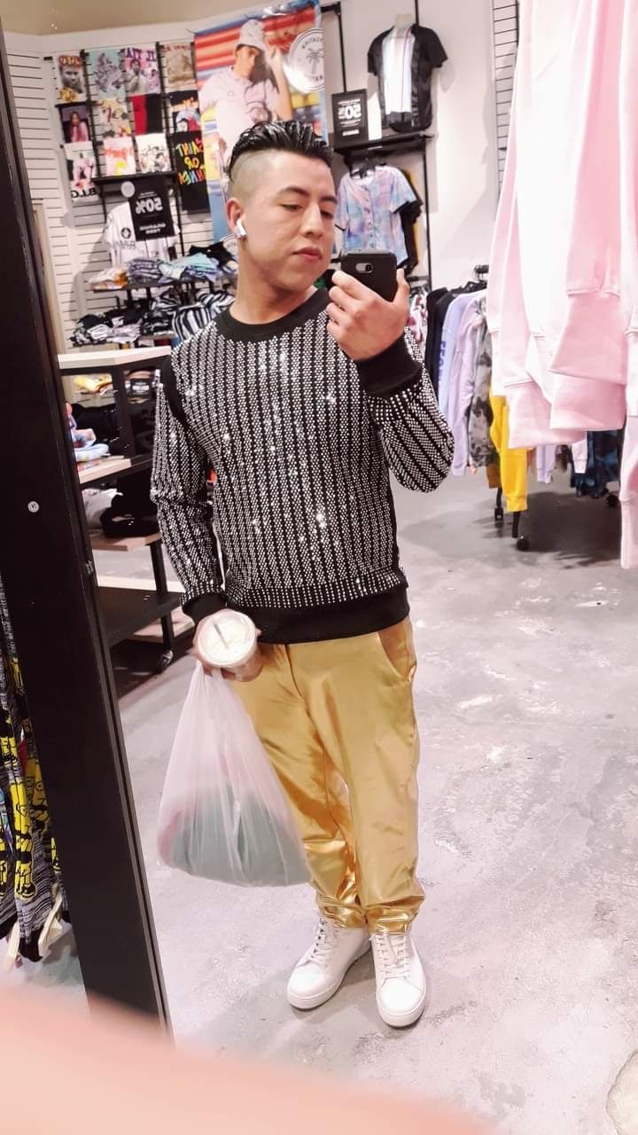 Customer photo review of Iced Out Crystal Fully Loaded Pullover