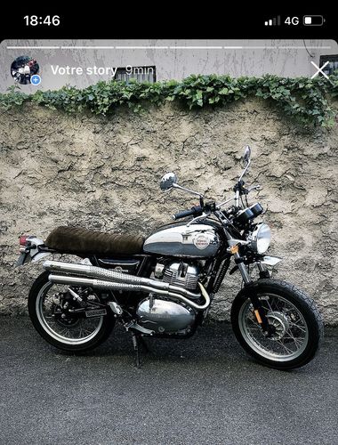 Customer photo review of Échappement Zard Flat Inox Royal Enfield Continental GT / Interceptor