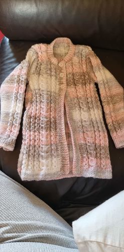 Customer photo review of Child Mystery Knitting Box