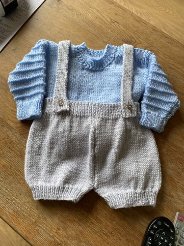 Customer photo review of Baby Mystery Knitting Box