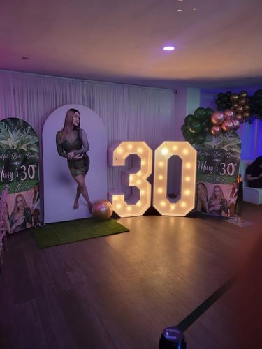 Customer photo review of Chiara Backdrop Wall Set, Arched Wall Set Birthday&Baby Shower&Wedding Party Decoration