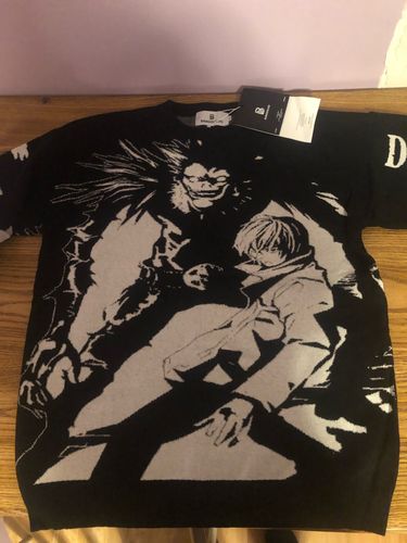 Customer photo review of Harajuku Style Death Note Knit Sweater