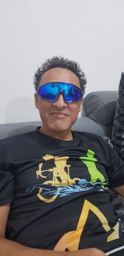 Customer photo review of KE9408 Cycling Sunglasses With Multiple Interchangeable Lenses