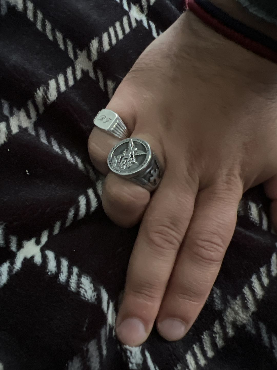 Customer photo review of ST. MICHAELS. - SILVER